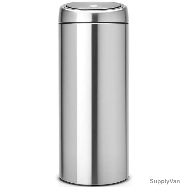 Brabantia Touch Bin, 288647, 30 Litres, Matt Steel
