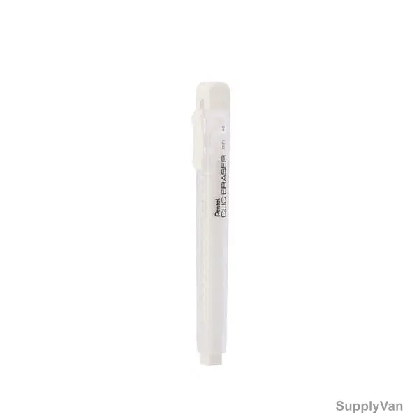 Pentel Click Eraser Pen, PE-ZE81W-W, Clear White