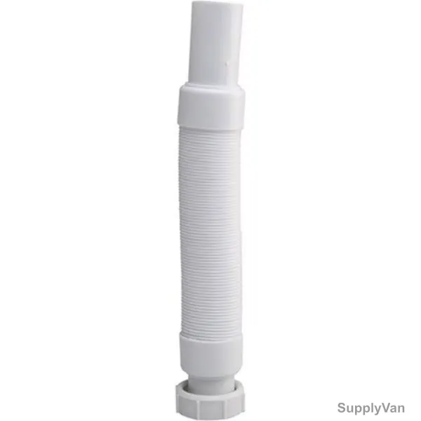 Mkats Expandable Outlet Sink Hose, Plastic, 11 x 2 Inch, White
