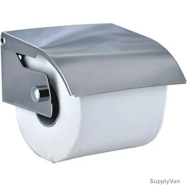 Tekwash Mini Toilet Roll Dispenser, EQ-204-B, Stainless Steel, Silver