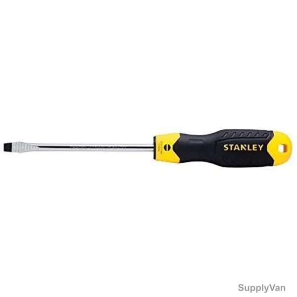 Stanley Screwdriver, STMT60819-8, Cushion Grip, 3 x 125MM, Black and Yellow