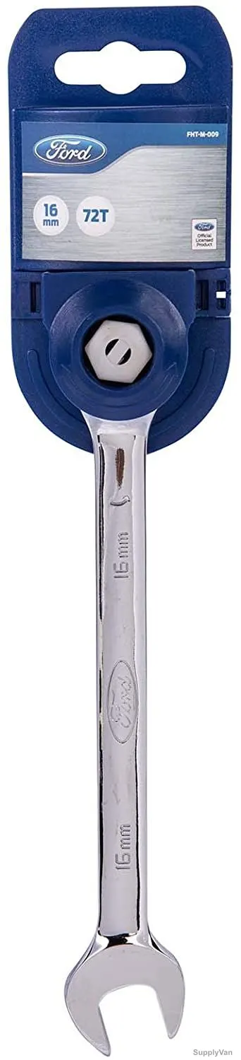 Ford Gear Wrench, FHT-M-009, 16MM, Blue/Silver