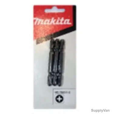 Makita Double Ended Screwdriver Bit, 798311-2, Phillips, PH3 Tip Size, 65MM Length, 3 Pcs/Pack