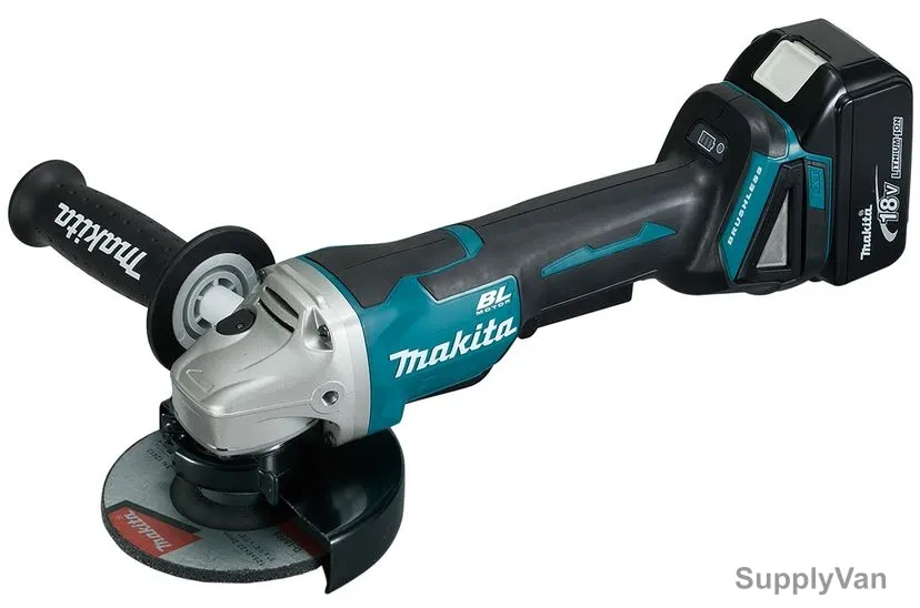 Makita Angle Grinder, DGA454RFJ, 8500 RPM No Load, 4-1/2 Inch Disc, 18VDC