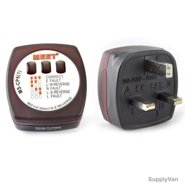 Meet Socket Tester, MS-CP6-1D, 200-250V