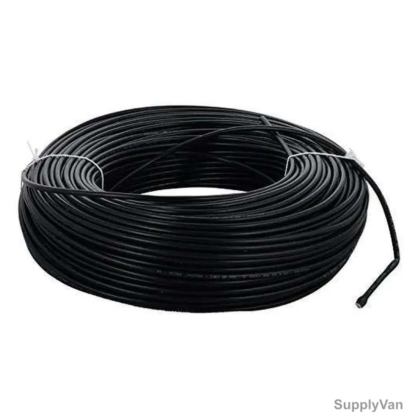 Ducab Single Core Cable, PVC, 2.5 SQ.MM x 100 Mtrs Length, Black