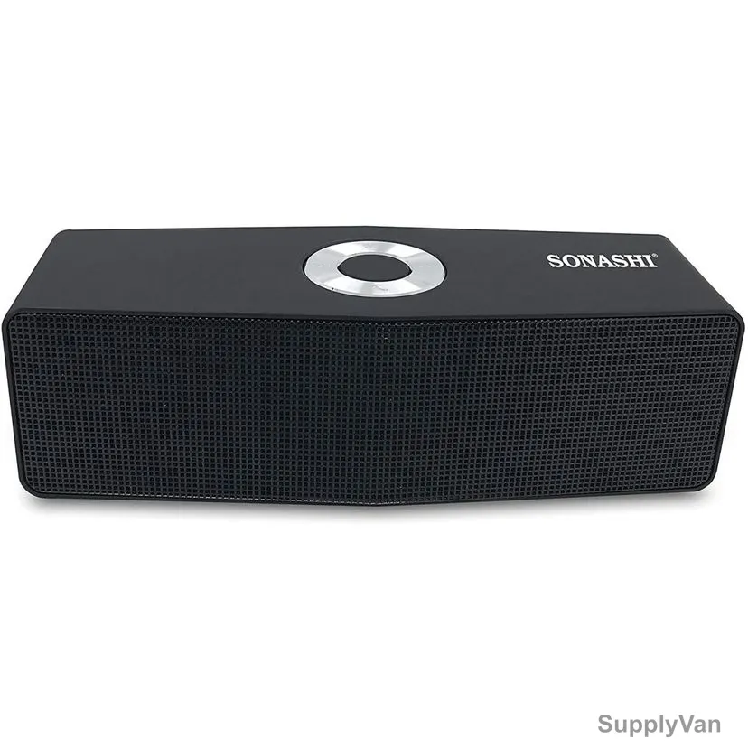 Sonashi Rechargeable Bluetooth Speaker, SBS-710, 1200mAh, Black