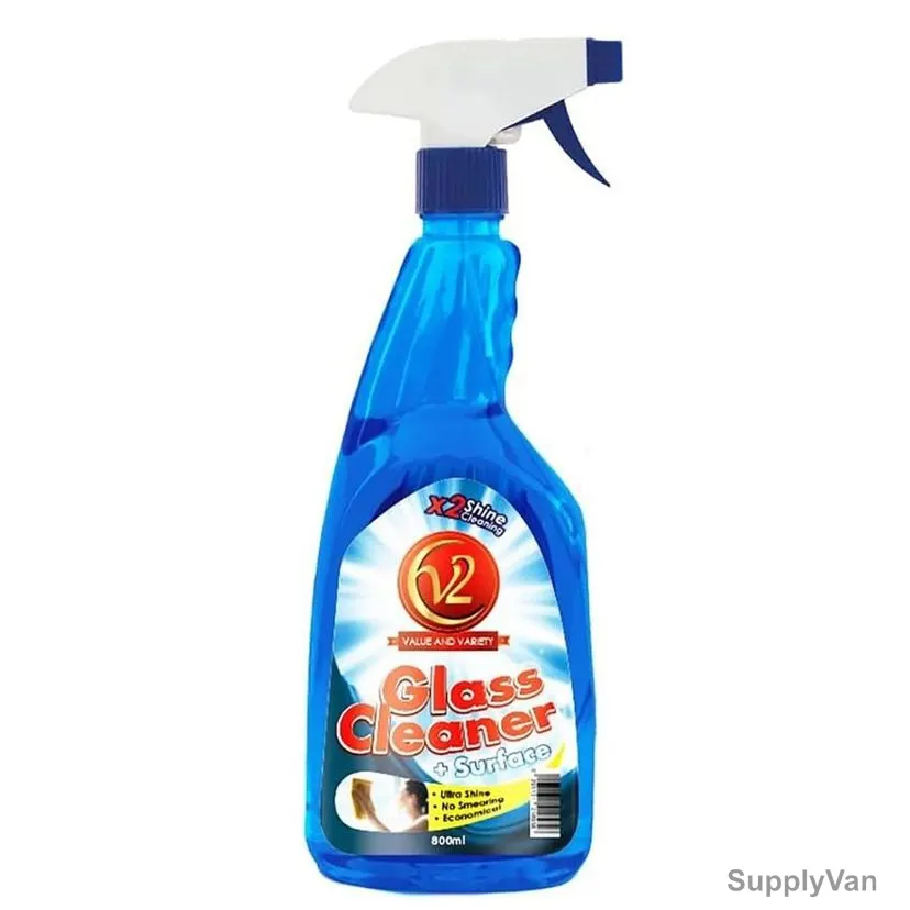 V2 Super Glass and Surface Cleaner, 800ML