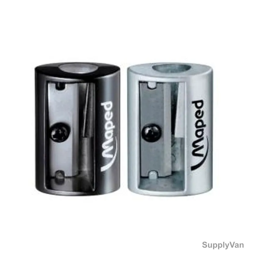 Maped Metal Satlit Pencil Sharpener, MD-534019, 1 Hole, Grey/Silver, 32 Pcs/Set