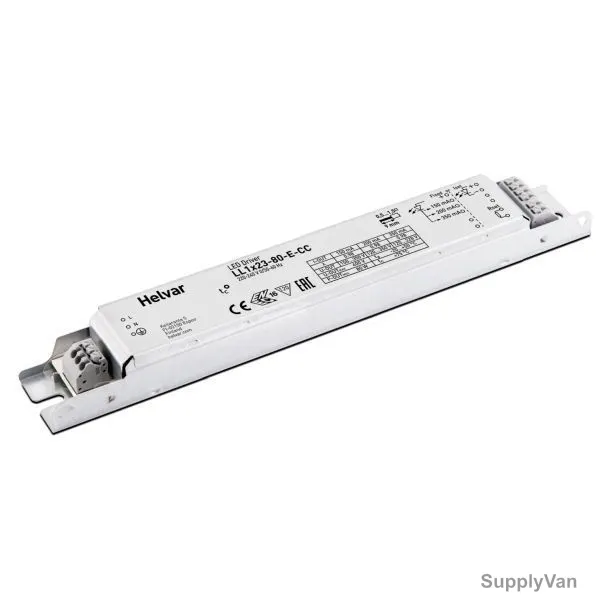 Helvar LED Driver, LL1x23-80-E-CC, 80W