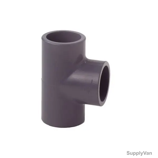 Eurapipe Reducing Tee, DN50XDN25 , Duraflo, ABS, 2 x 1 Inch — image 1