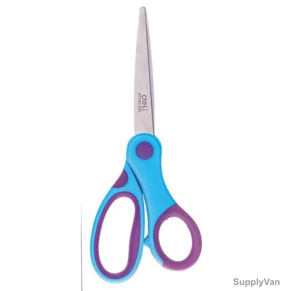Deli Scissor, E37454, 152MM, Blue/Purple