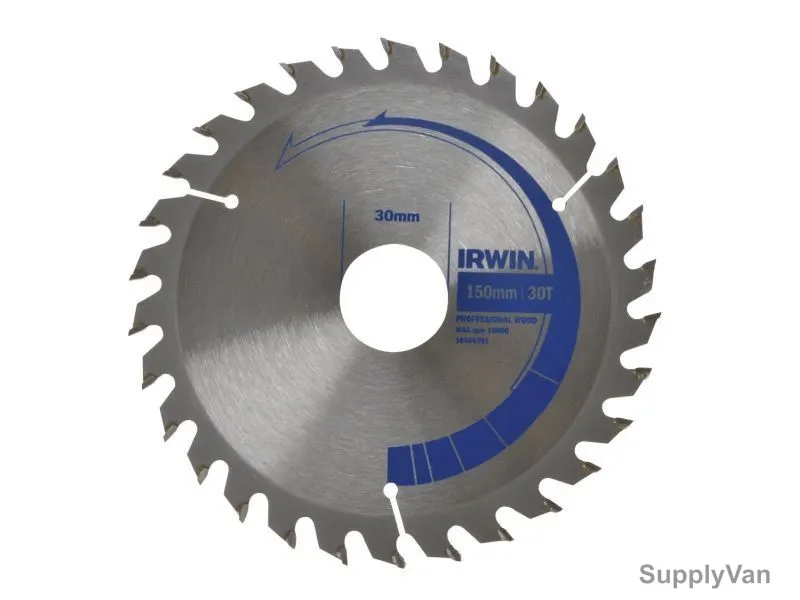 Irwin Circular Saw Blade, IRW10506791, 150x30mm, 30Teeth