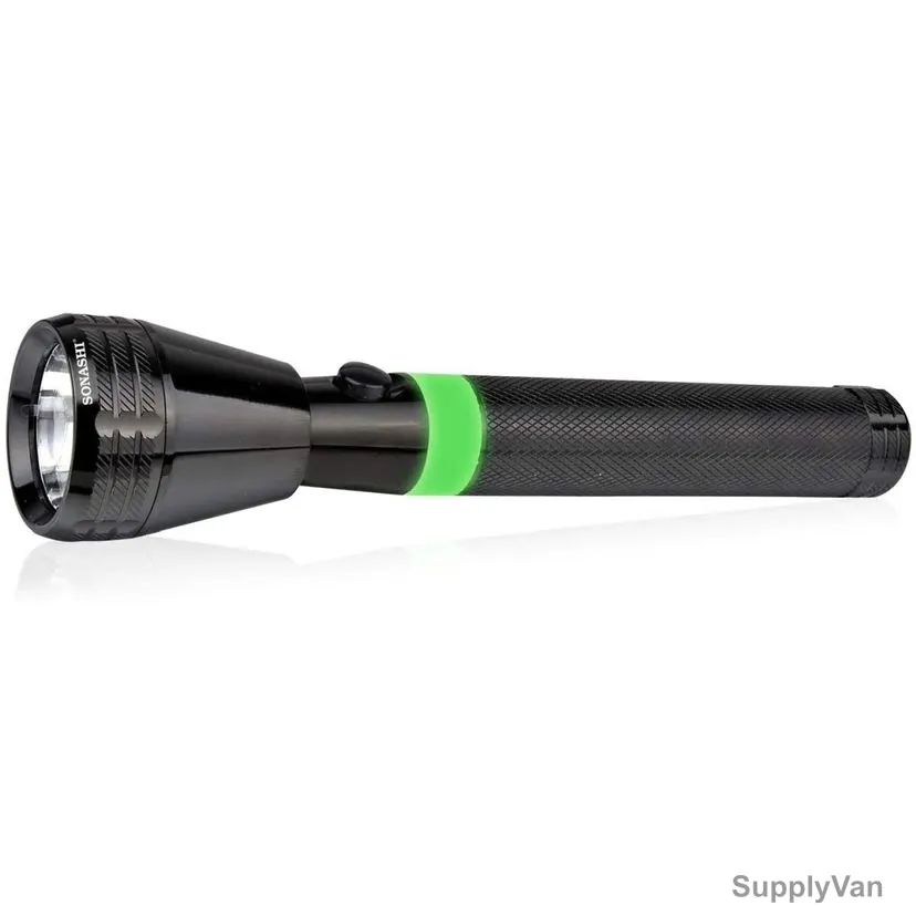 Sonashi Rechargeable LED Torch, SLT-181, 3W, Black — image 1