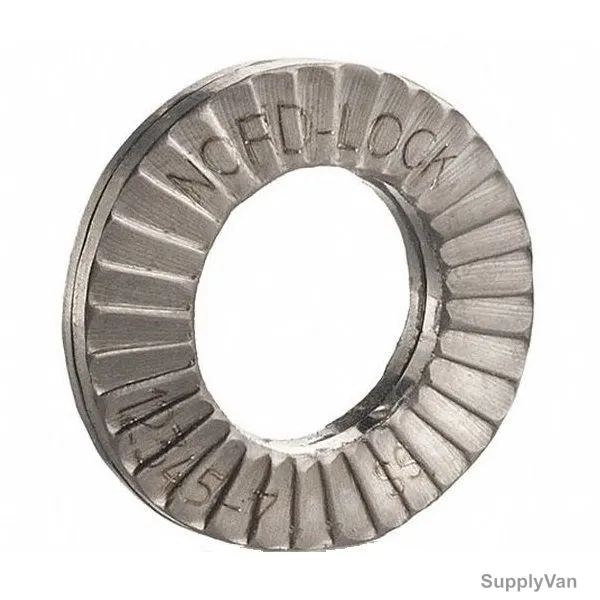 Nord-Lock Wedge Locking Washer, 2746, Stainless Steel, 1 Inch