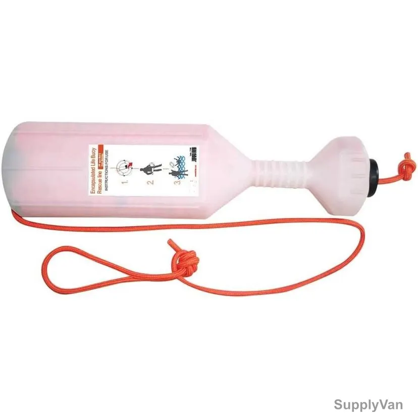 Maruti Encapsulated Life Buoy Rescue Line, Polyethylene, 8MM Rope Dia x 30 Mtrs Rope Length