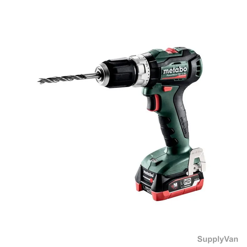 Metabo PowerMaxx Cordless Hammer Drill, SB-12-BL, 601077800, 12V, 10MM — image 1