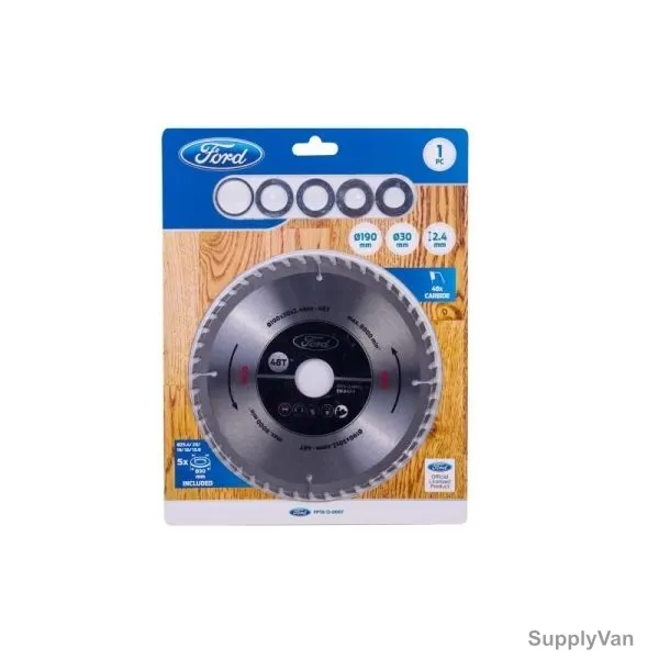 Ford Circular Saw Blade, FPTA-12-0007, 190MM, Grey
