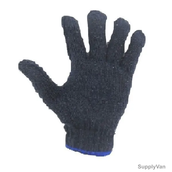 Knitted Gloves, MGP, Free Size, Blue, PK12