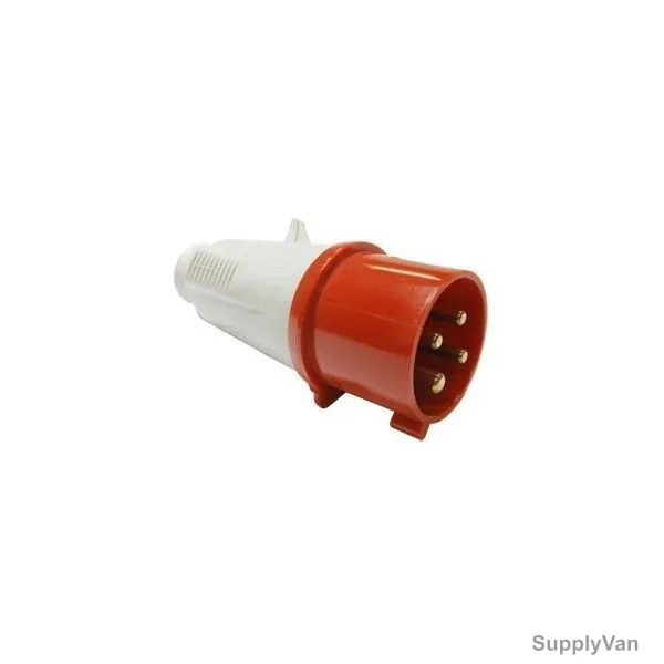 Gewiss Straight Connector, GW60008, IP44, 16A, 3P+E