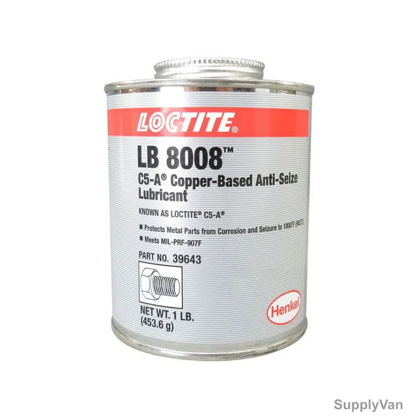 Loctite Copper Based Anti Seize Lubricant, LB-8008, C5-A, 453.6GM