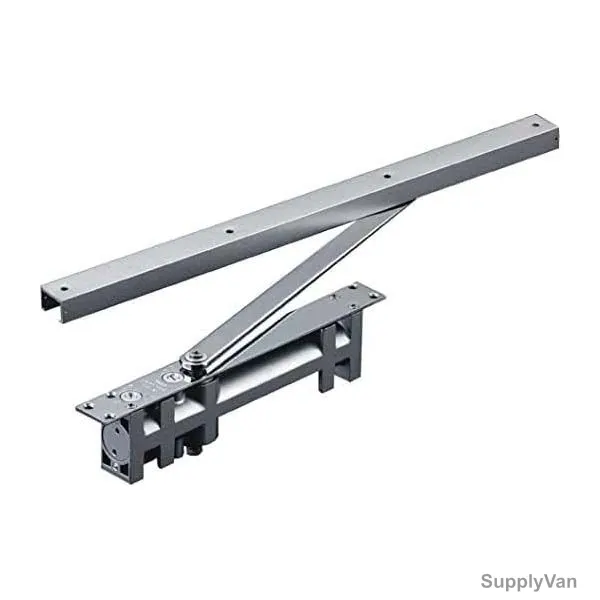 Robustline Sliding Arm Door Closer, P6303, Aluminium Alloy, 45-65 Kg Weight Capacty, Silver