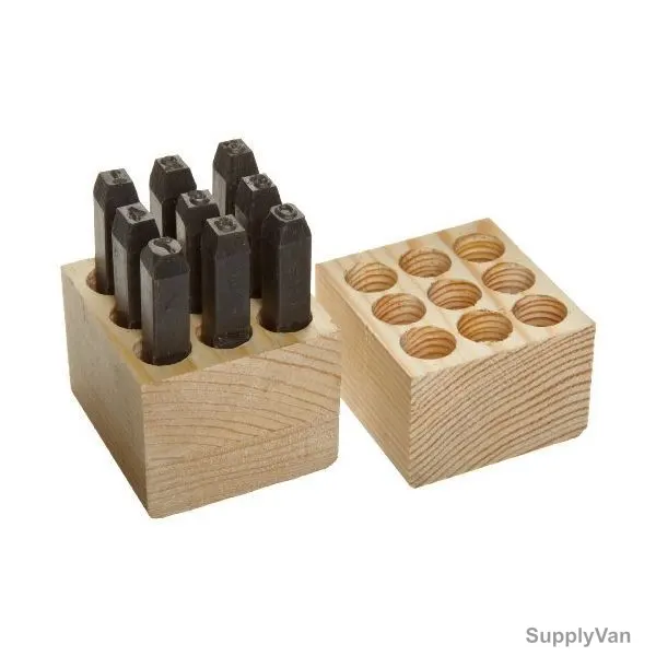 Young Bros Stamp Figure Set, 05093, 3/16 Inch, 9PCS