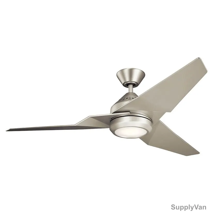 Kichler Ceiling Fan, KLF-JADE-60-BN, Jade, 3 Blade, 60 Inch, Brushed Nickel — image 1
