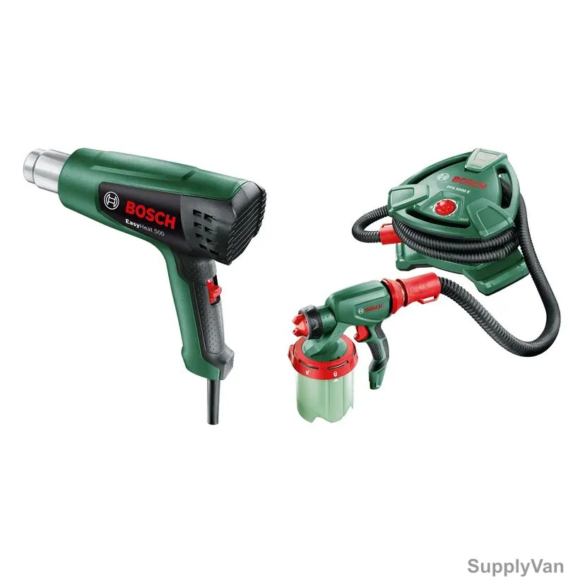 Bosch Paint Sprayer With Heat Gun, PFS-5000-E, 1200W, 500 ML/Min, 4 Mtrs Hose Length