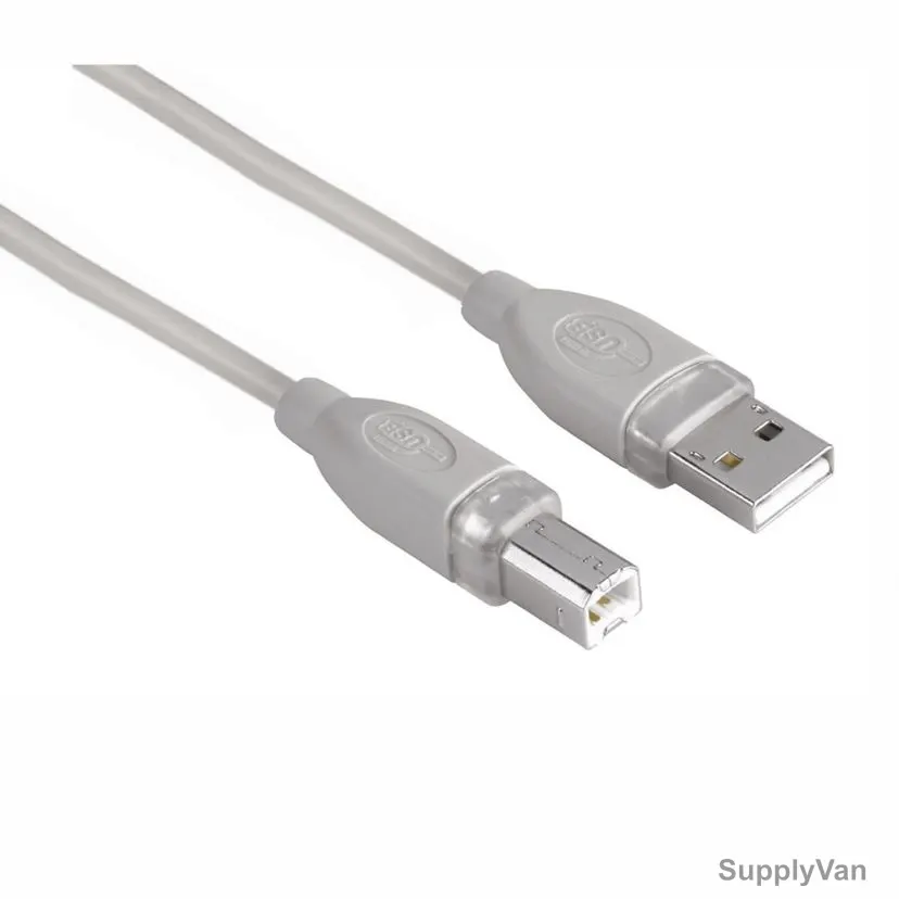 Hama USB Cable, HAD3045021, USB Type-A to USB Type-B, 1.8 Mtrs, Grey
