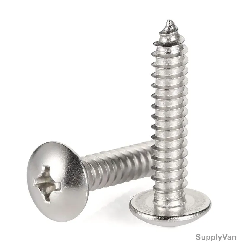 Truss Head Self Drilling Screw, Steel, 6MM Head Dia x 1 Inch Length, 900 Pcs/Pack — image 1