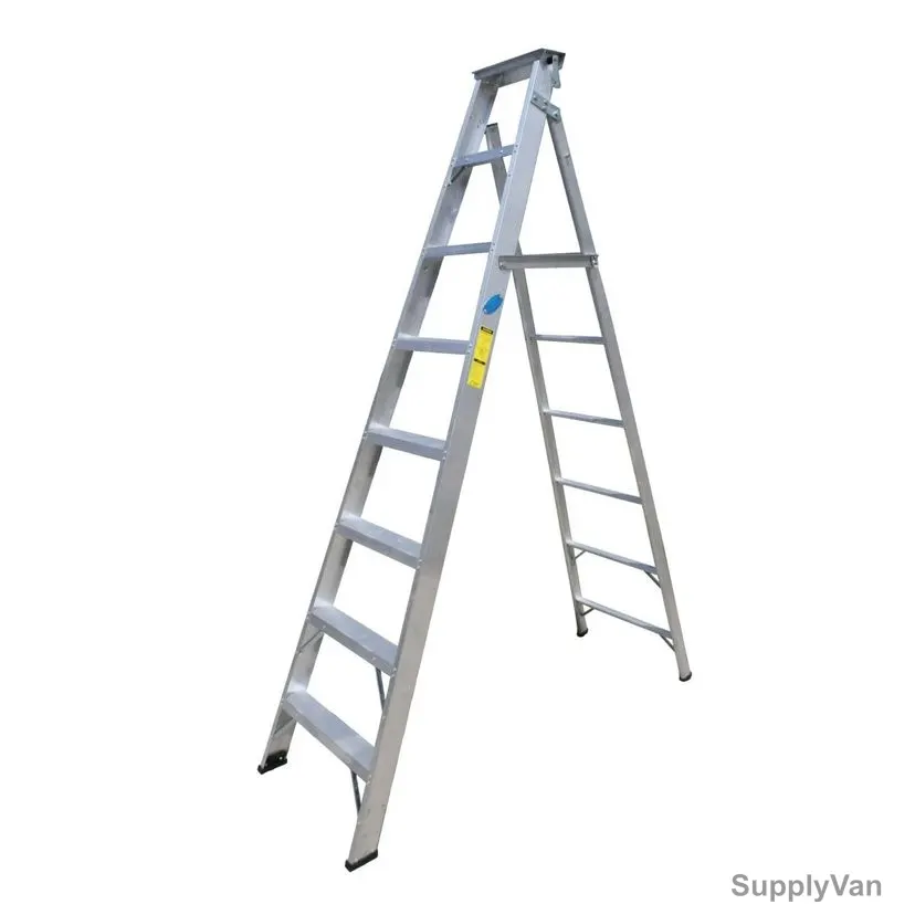 Penguin Two-in-One Step Ladder, TIO-8, 8 Steps, 2.2-3.9 Mtrs, 150 Kg Weight Capacity