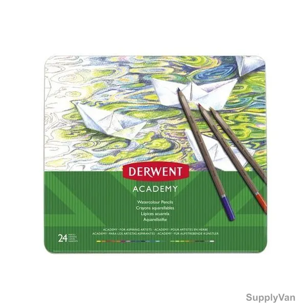 Derwent Academy Watercolor Pencil Set, 2301942, 24 Pcs/Set — image 1