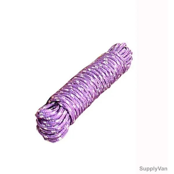 Decdeal Clothes Drying Rope, Nylon, 5MM x 10 Mtrs, Purple