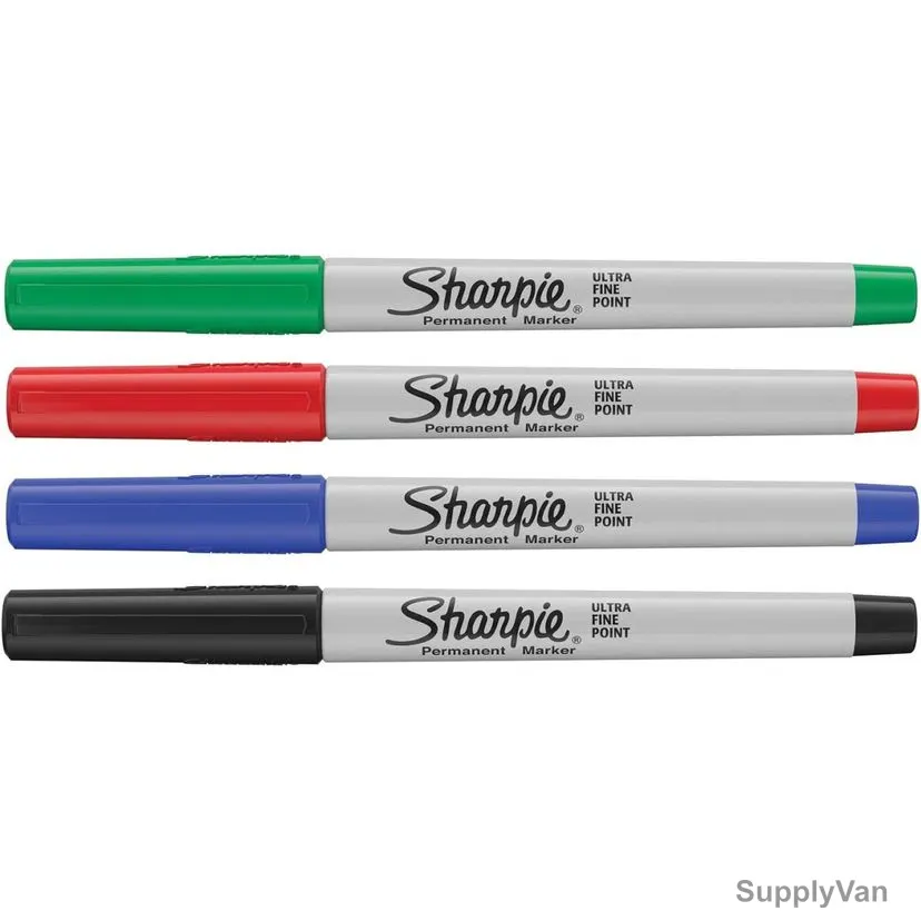 Sharpie Permanent Marker, SP-1985879, 0.5MM Tip Size, Assorted Colors, 4 Pcs/Set — image 1