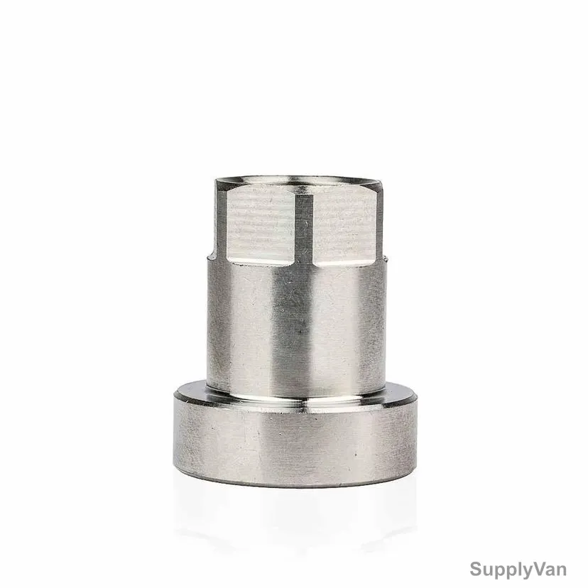Rhinomotive Spray Gun Epp Adapter, R1417, Stainless Steel, Type 32 — image 1