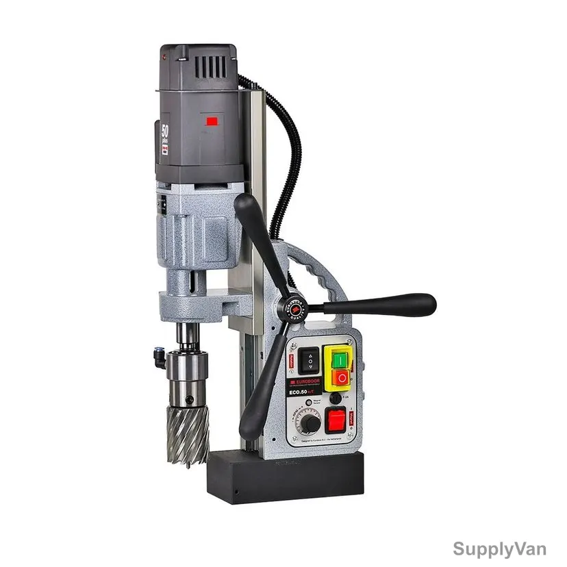 Euroboor Magnetic Drilling Machine, ECO.50+/T, 1375W, 220-240V, 50MM Cutting Dia — image 1