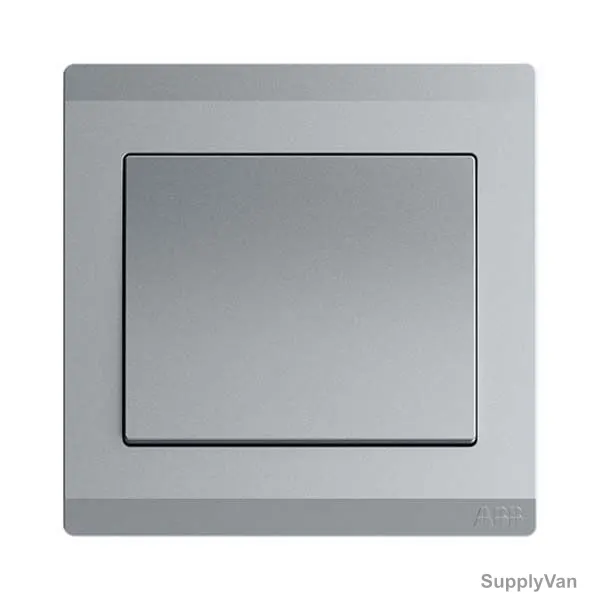 Abb Electrical Switch, BL105-G, Inora, 1 Gang, 2 Way, 10AX, Classic Grey — image 1