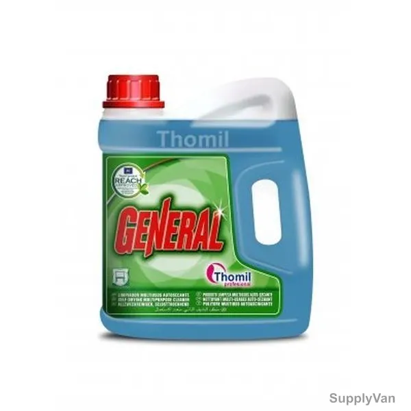 Thomil General Self-drying Multipurpose Cleaner, Floral Aroma Scented, 4 Litre, Blue