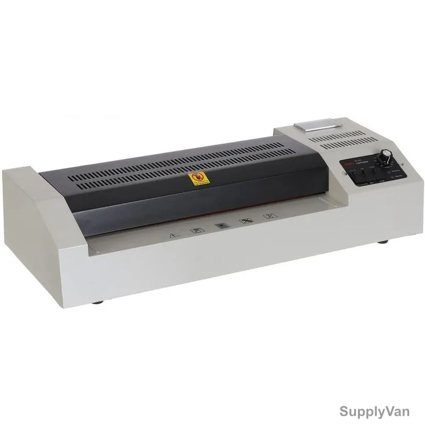 Deli Heat and Cold Laminator, E3895-EU, 4 Roller, 50-250 Mic — image 1