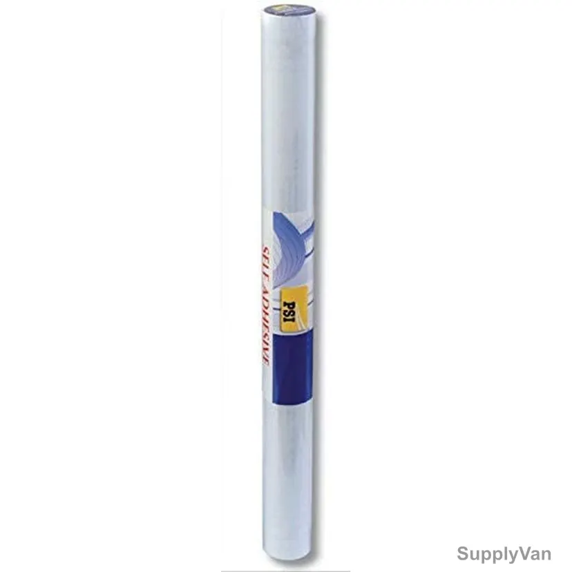 PSI Self Adhesive Covering Film, PSCR45X5Y, 45CM x 4.5 Mtrs, Clear