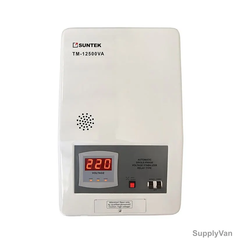 Suntek Automatic Relay Voltage Stabilizer, TM-12500VA, 63A, 120-285V, 12500VA