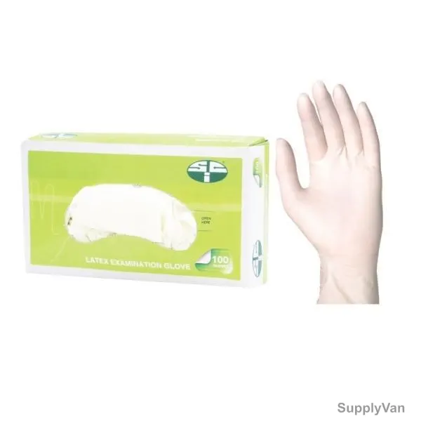 Sci Exam Gloves, SLEG, White, M, PK100