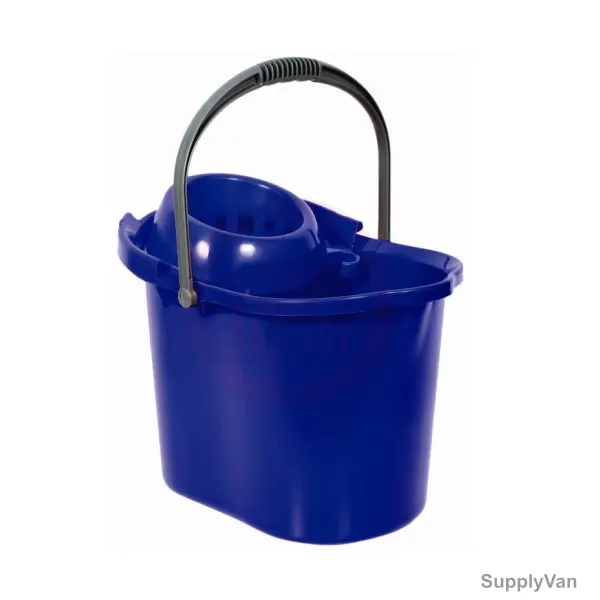 Oval Mop Bucket, 70942, Plastic, 13 Ltrs, Blue
