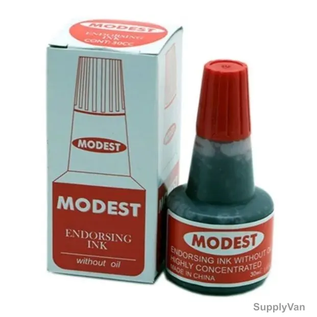 Modest Stamp Pad Ink, 30ML, Red