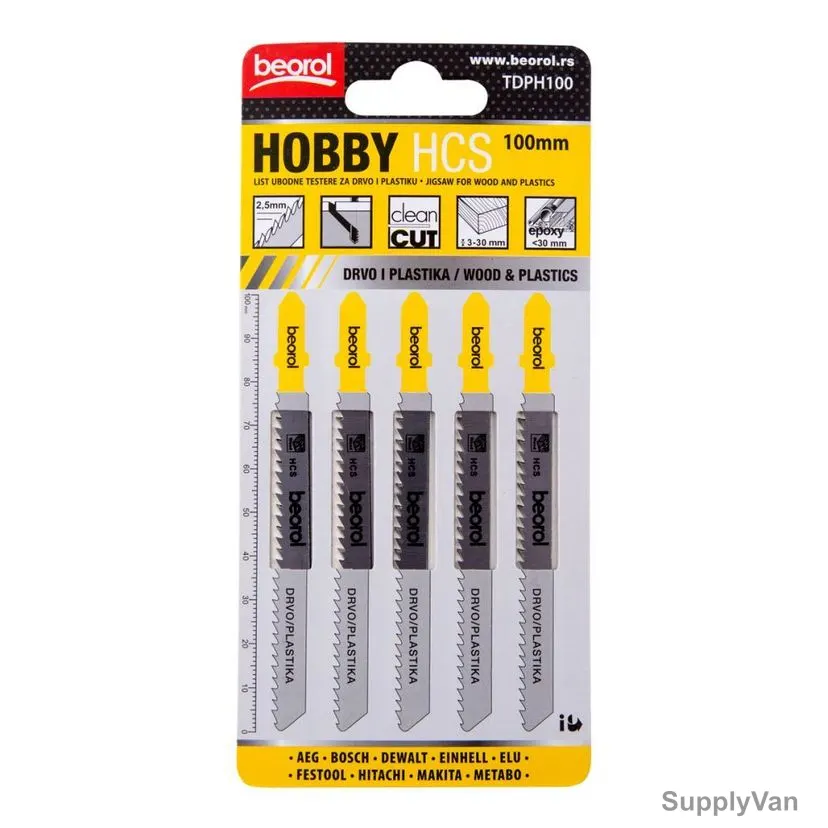 Beorol Jigsaw Blade, TDPH100, Hobby, PK5