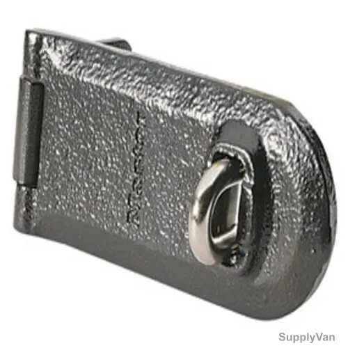 Master Lock Solid Iron Hasp, ML723EURD4, Cast Steel, Pry Resistant, 140MM