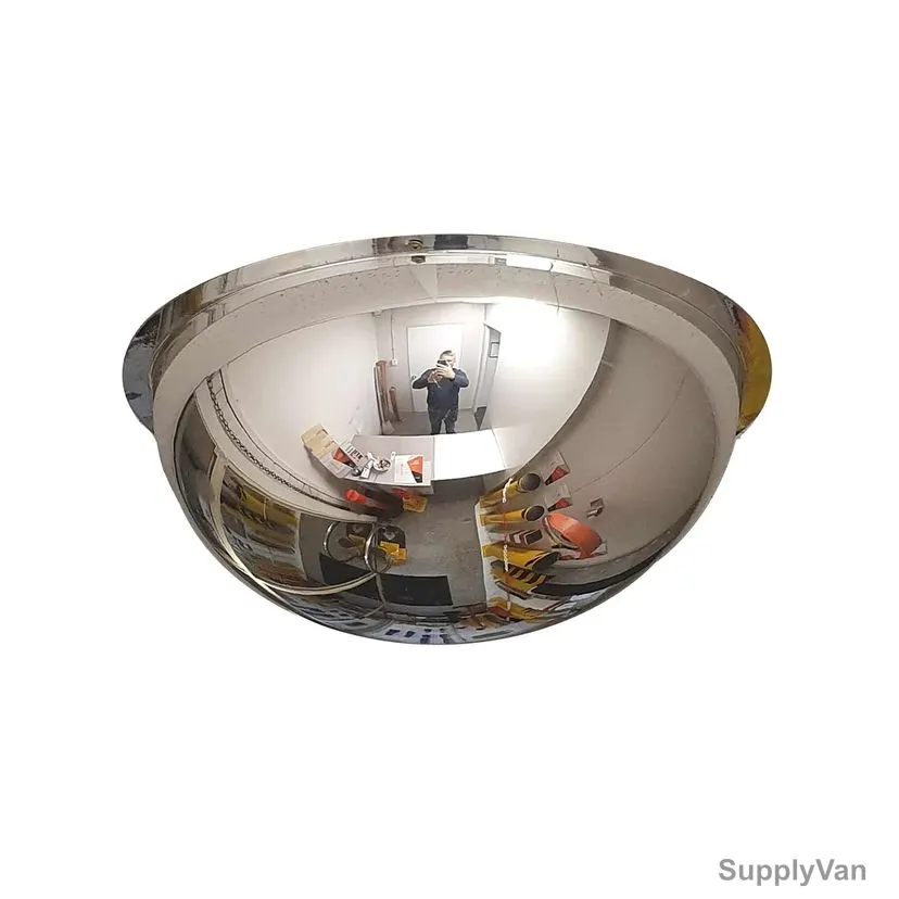 Warrior Full Dome Safety Mirror, PMMA, 100CM Dia, 360 Degree Viewing Angle — image 1