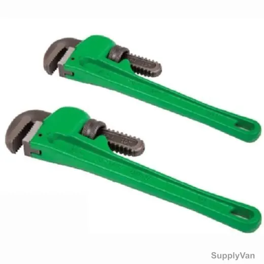 Uken Pipe Wrench, U6702, CrV Steel, 10 Inch Length