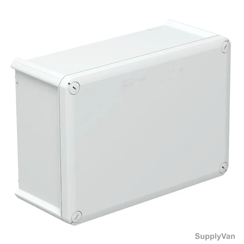 OBO Junction Box, OBO2007303, T3500E, Polypropylene, IP66, Light Grey